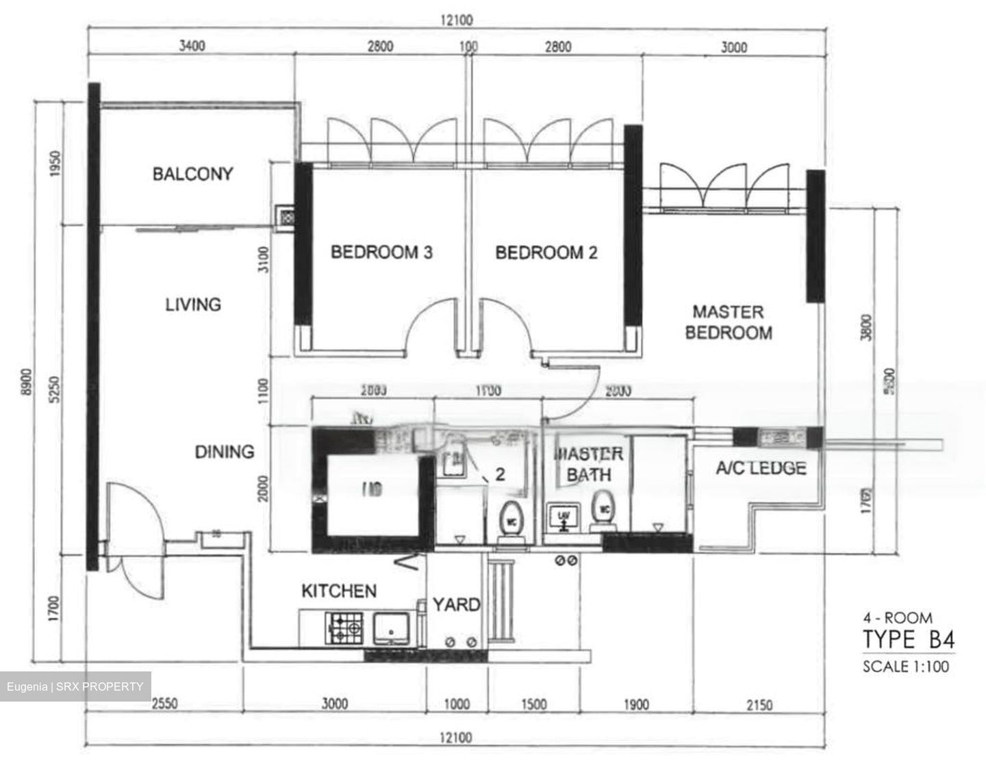 Blk 311C Clementi Avenue 4 (Clementi), HDB 4 Rooms #478961971